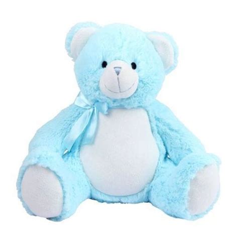 Baby Blue Personalised Teddy Bear Top Choice Embroidery For All Your