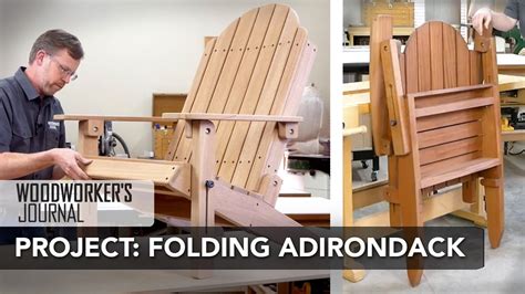 Building A Folding Adirondack Chair Complete Project Build Youtube
