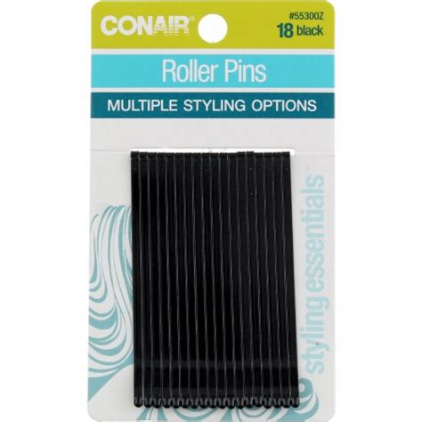 Conair® Pin Up Roller Pins Black 18 Ct Fred Meyer