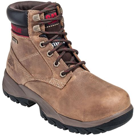 Caterpillar Boots Womens P90443 Dark Brown Dryverse 6 Steel Toe Boots