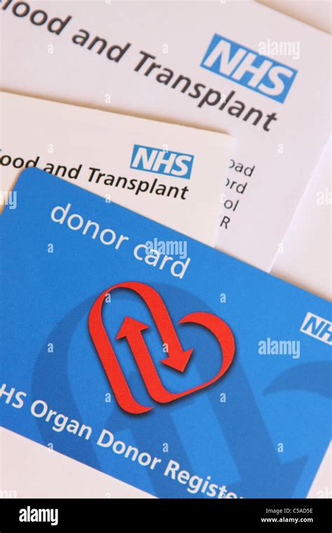 Donor Card Uk Hi Res Stock Photography And Images Alamy