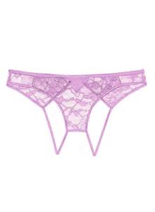 Fleur Du Mal Magnolia Lace Ouvert Panty 15 Pairs Of Cute And Sexy