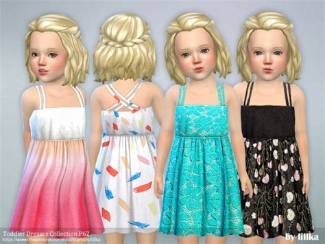 The Sims Resource Toddler Dresses Collection P62 By Lillka • Sims 4