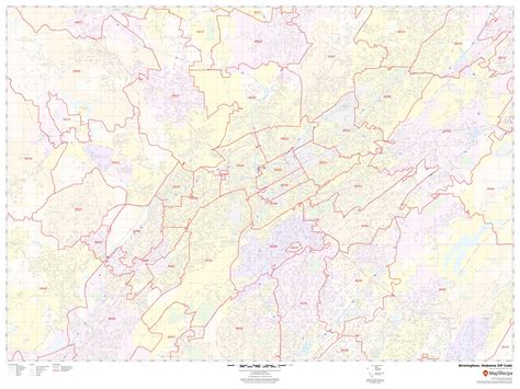 Birmingham Zip Code Map Images And Photos Finder