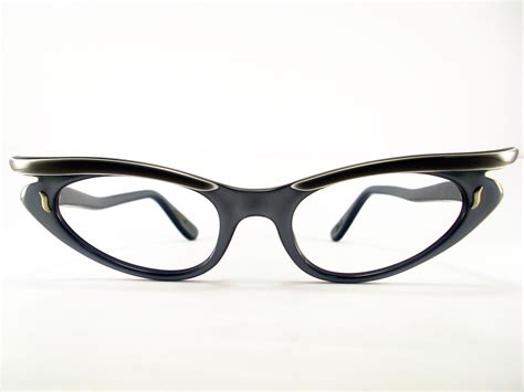 Vintage Eyeglasses Frames Eyewear Sunglasses 50S: CAT EYE GLASSES FRAME ...