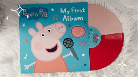 Peppa Pig My First Album Vinyl Unboxing Youtube