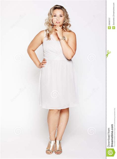 Beautiful Plus Size Woman Stock Image Image Of People 29008737