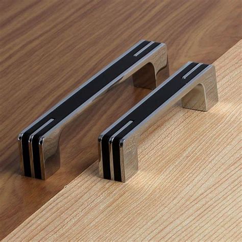 See more ideas about cabinet handles, kitchen cabinet handles, cupboard knobs. 3.78" 5" 6.3" Modern Silver Black Kitchen Cabinet Door ...