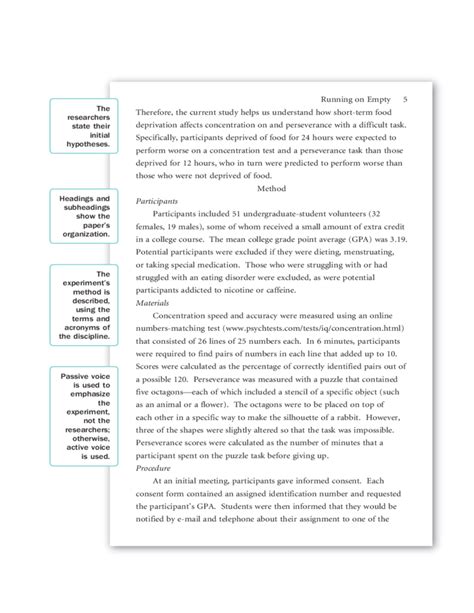 Formatting a paper in apa style. Sample APA Research Paper Free Download
