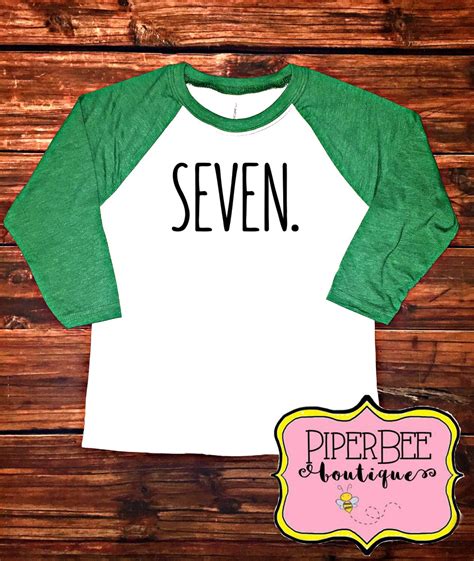 Seven Year Old Birthday Shirt Seventh Birthday Boy Shirt 7 Etsy