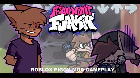 Friday Night Funkin Roblox Piggy Mod Desc Youtube