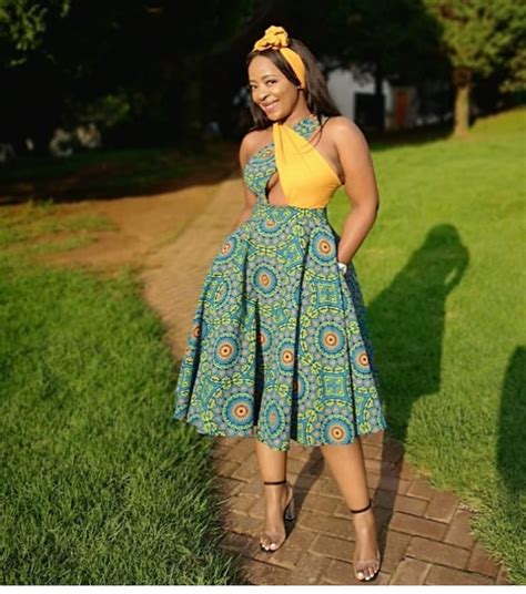 African Shweshwe Attires Dresses 2020 Style2 T
