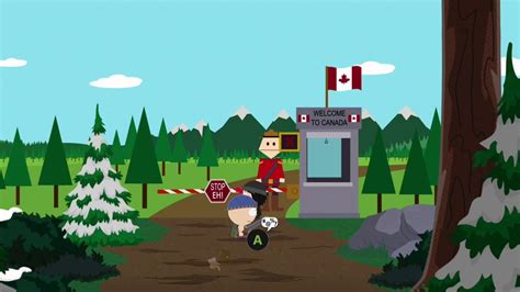 Funny Canadian Mountie South Park The Stick Of Truth Youtube