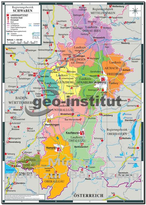 Ein bezirk steht dabei auf kommunaler ebene überhalb eines landkreises. Bayern - Schwaben
