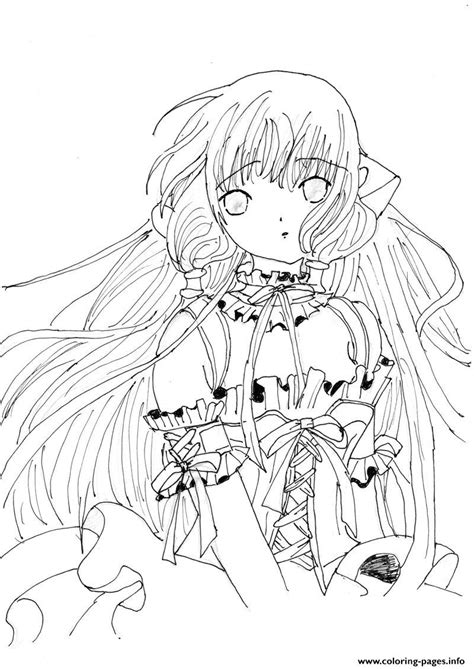 Coloring Pages Of Anime Angels