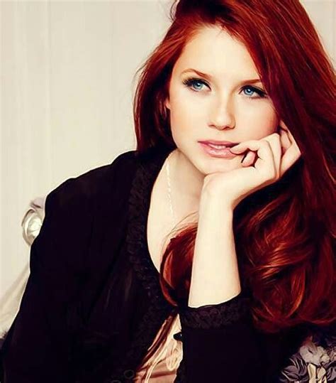 Bonnie Wright Aka Ginny Weasley Beautiful Red Hair Color Gorgeous Hair