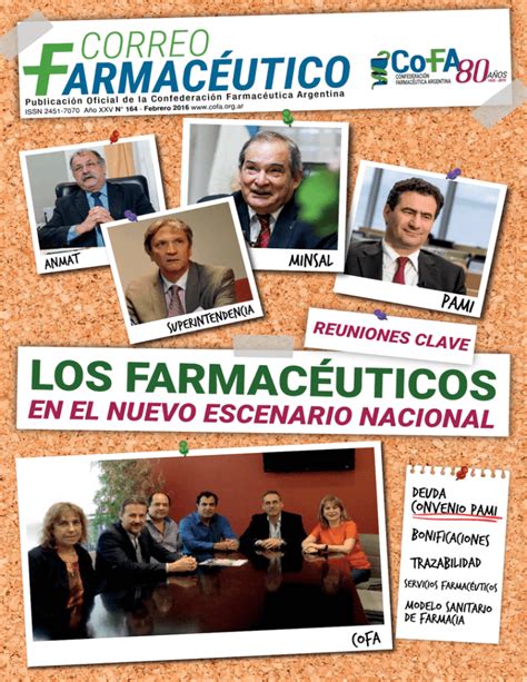 publicación oficial de la confederación farmacéutica argentina