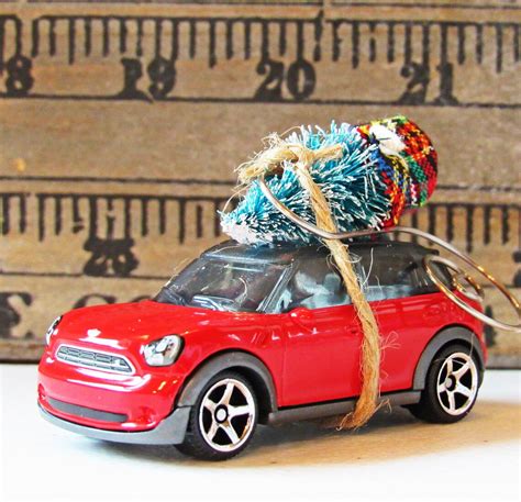Christmas Tree Ornament Die Cast Car 2011 Mini Cooper Etsy