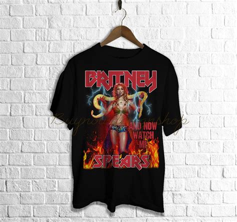 Britney Spears T Shirt Britney Pop Culture T Shirt Now Watch Me T