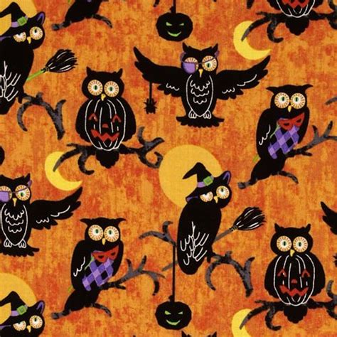 my owl barn 10 spooktacular halloween fabrics vintage halloween art halloween fabric