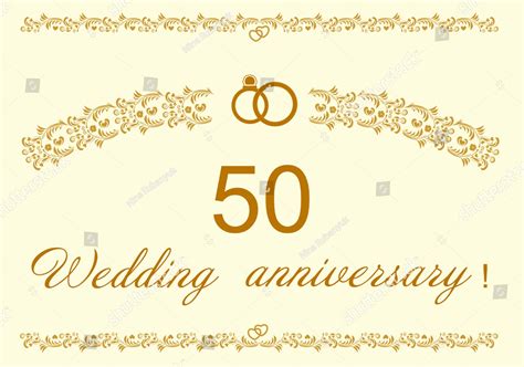 FREE 15+ 50th Wedding Anniversary Invitation Designs & Examples in Word