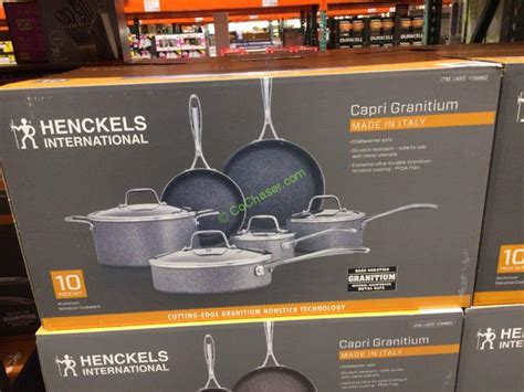Maybe you would like to learn more about one of these? Henckels 10PC Capri Granitium Aluminum Cooking Set ...