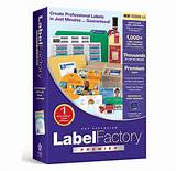 Photos of Label Factory Software
