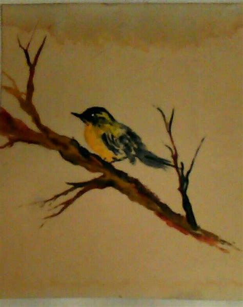 312 Goldfinch Watercolor Painting Art