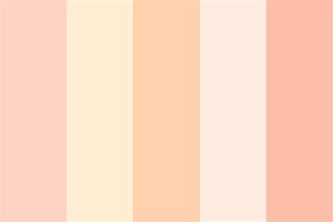 Creamy Peach Color Palette Peach Color Palettes Color Palette