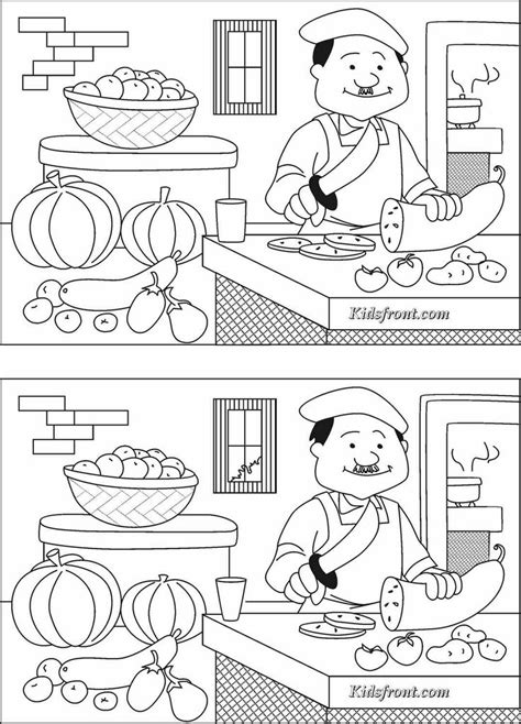 spot  difference coloring pages kids learning activities preschool learning activities