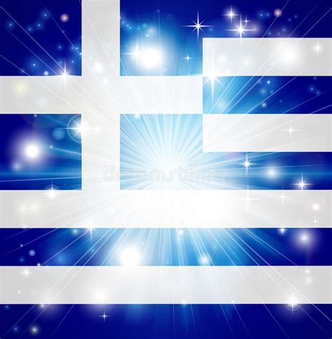 Greek Flag Background Stock Vector Illustration Of Bright 28247533