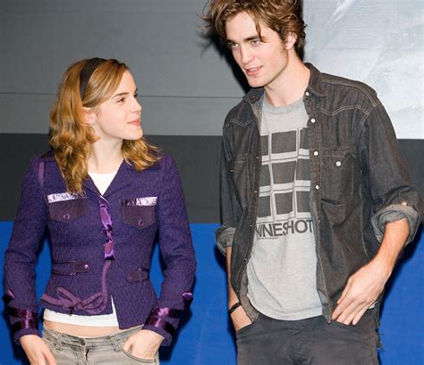 Harry Potter Stars Emma Watson And Robert Pattinson Reunite