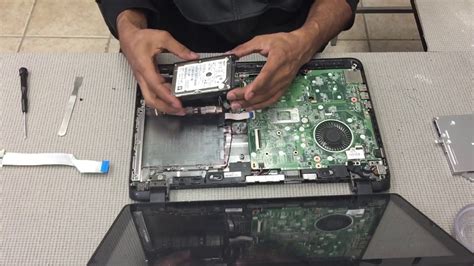Hp Pavilion 15 Hp Pavilion 15 Touchsmart Notebook Hard Drive Removal Installation Youtube