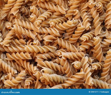 Multigrain Spiral Pasta Stock Image Image Of Carbohydrate 3981577