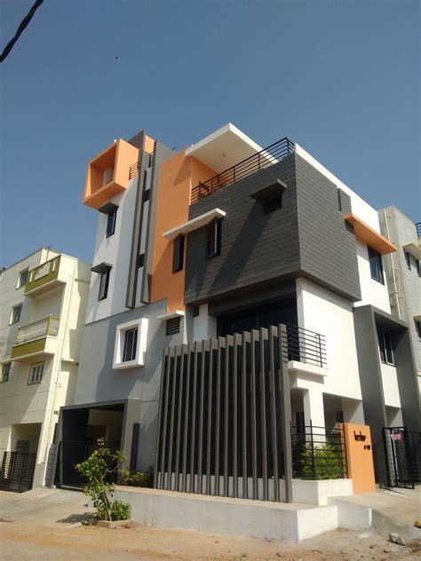 3bhk House Architects In Bangalore By Ashwin Architects At