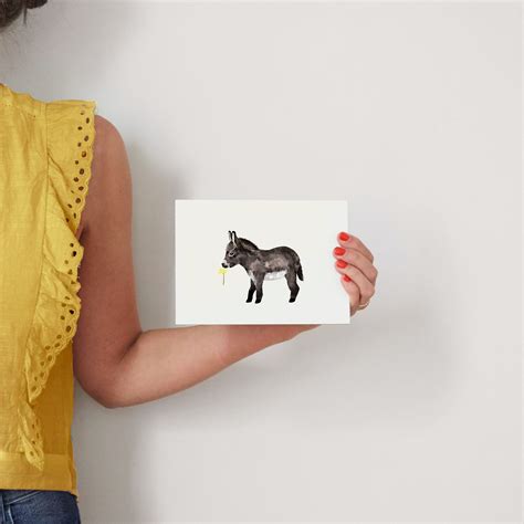 Baby Donkey Wall Art Prints By Cass Loh Minted