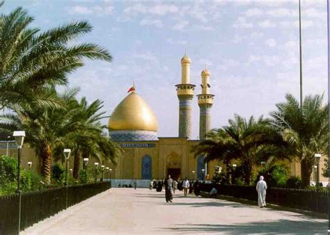 View Of The Roza Of Hazrat Abbas A S At The Roza Of Imam Hussain A S