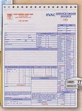Free Hvac Service Order Invoice Template Pictures
