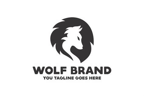 Wolf Brand Creative Logo Templates ~ Creative Market