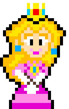 Princess Peach Pixel Art Maker