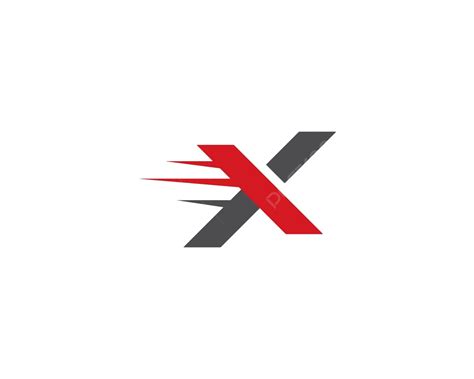 X Letter Logo Template Vector Flying Logo Vector Vector Flying Logo