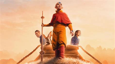 Aang se dévoile sur l affiche de la série Netflix Avatar Le dernier