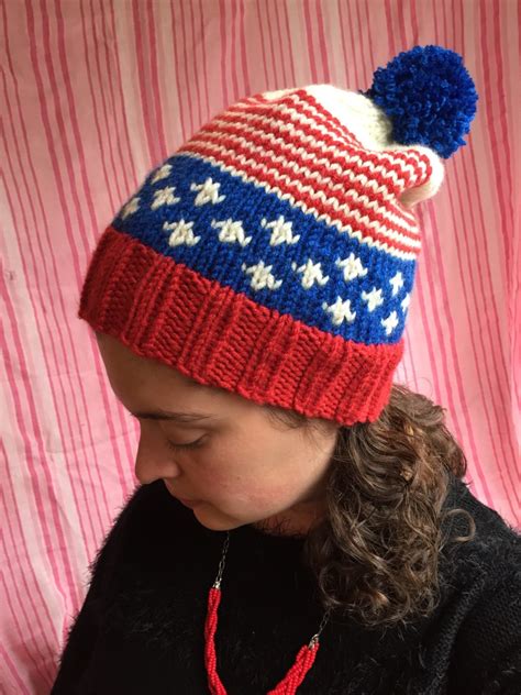 Old Glory Hat — A Free Knitting Pattern Alaska Knit Nat