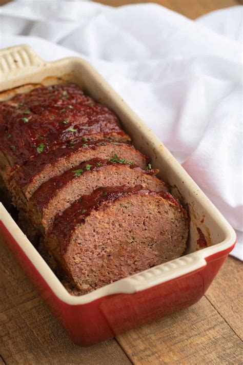 Classic Meatloaf Recipe With Beef And Pork