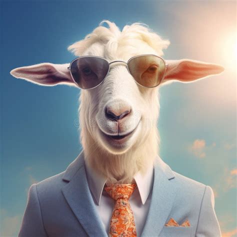 Goat Wearing Glasses Stock Illustrations 84 Goat Wearing Glasses Stock Illustrations Vectors