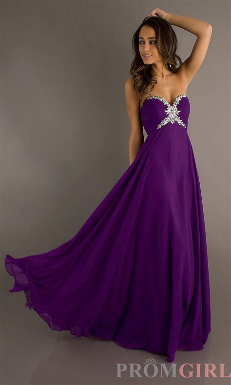 Prom Dresses Celebrity Dresses Sexy Evening Gowns At Promgirl Long Flowing Strapless