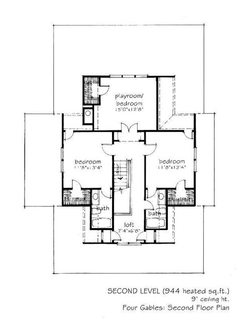 Great Concept 31 Four Gables Farmhouse Floor Plan