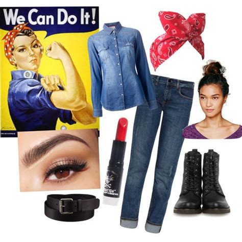 Diy women s rosie the riveter costume 17. DIY Halloween Costumes On a Budget - The Wingspan