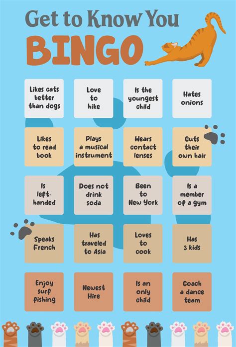 10 Best Printable Human Bingo Templates