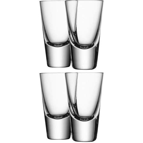 Lsa Bar Vodka Shot Glass Set Of 4 Vodka Shots Shot Glass Set